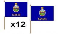 Kansas Hand Flags